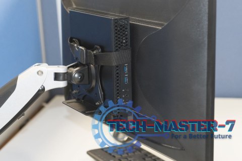 Uchwyt do montażu komputerów MiniPC za monitorem, VESA 75x75, 100x100, max. obciążenie: 5kg Uchwyt do montażu komputerów MiniPC za monitorem, VESA 75x75, 100x100, max. obciążenie: 5kg