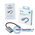 Adapter USB-C 3.1 Display Port 60 Hz Metal