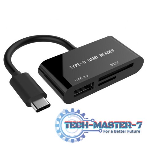 Czytnik kart na USB-C SDXC/combo/czarny Czytnik kart na USB-C SDXC/combo/czarny