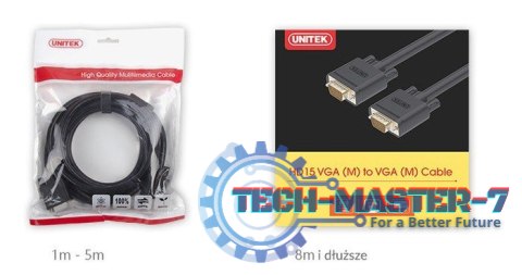 Kabel VGA PREMIUM HD15 M/M, 1.0m; Y-C511G Kabel VGA PREMIUM HD15 M/M, 1.0m; Y-C511G