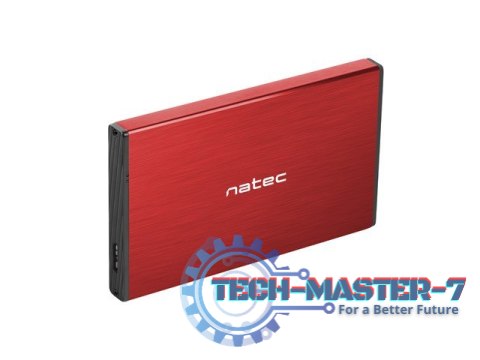 Kieszeń zewnętrzna HDD/SSD Sata Rhino Go 2,5 USB 3.0 czerwona Kieszeń zewnętrzna HDD/SSD Sata Rhino Go 2,5 USB 3.0 czerwona