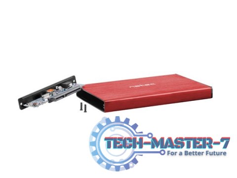 Kieszeń zewnętrzna HDD/SSD Sata Rhino Go 2,5 USB 3.0 czerwona Kieszeń zewnętrzna HDD/SSD Sata Rhino Go 2,5 USB 3.0 czerwona