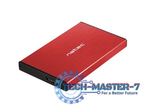 Kieszeń zewnętrzna HDD/SSD Sata Rhino Go 2,5 USB 3.0 czerwona Kieszeń zewnętrzna HDD/SSD Sata Rhino Go 2,5 USB 3.0 czerwona