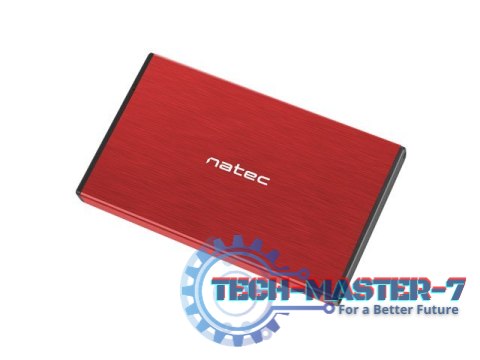 Kieszeń zewnętrzna HDD/SSD Sata Rhino Go 2,5 USB 3.0 czerwona Kieszeń zewnętrzna HDD/SSD Sata Rhino Go 2,5 USB 3.0 czerwona