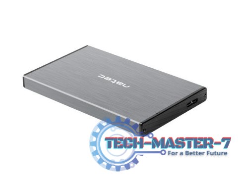 Kieszeń zewnętrzna HDD/SSD Sata Rhino Go 2,5 USB 3.0 szara Kieszeń zewnętrzna HDD/SSD Sata Rhino Go 2,5 USB 3.0 szara
