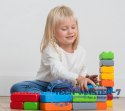 Klocki budowlane Cegła Junior 40 elementów Okna + Drzwi