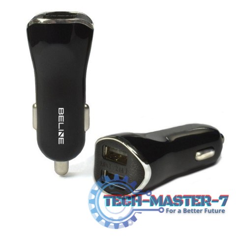 Ładowarka samochodowa 2xUSB 2.1A czarna Ładowarka samochodowa 2xUSB 2.1A czarna
