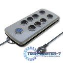 Listwa antyprzepięciowa Quick Switch, 8 gniazd, 2,5m, szara Listwa antyprzepięciowa Quick Switch, 8 gniazd, 2,5m, szara