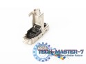 Wtyk modularny RJ45 kat.6A, PoE+, 10GbE, STP, ekranowany, metalowy, beznarzędziowy, AWG 27-22, zaślepka Wtyk modularny RJ45 kat.6A, PoE+, 10GbE, STP, ekranowany, metalowy, beznarzędziowy, AWG 27-22, zaślepka