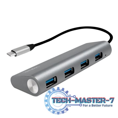 Hub 4xUSB 3.1, USB-C, aluminiowa obudowa Hub 4xUSB 3.1, USB-C, aluminiowa obudowa