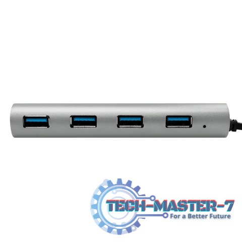 Hub 4xUSB 3.1, USB-C, aluminiowa obudowa Hub 4xUSB 3.1, USB-C, aluminiowa obudowa