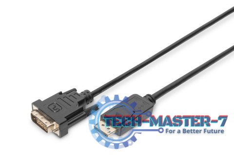Kabel DisplayPort z zatrzaskiem 1080p 60Hz FHD Typ DP/DVI-D (24+1) M/M 2m Kabel DisplayPort z zatrzaskiem 1080p 60Hz FHD Typ DP/DVI-D (24+1) M/M 2m