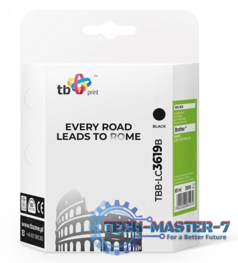 Tusz do Brother MFC-J2330DW BK TBB-LC3619B 100% nowy Tusz do Brother MFC-J2330DW BK TBB-LC3619B 100% nowy