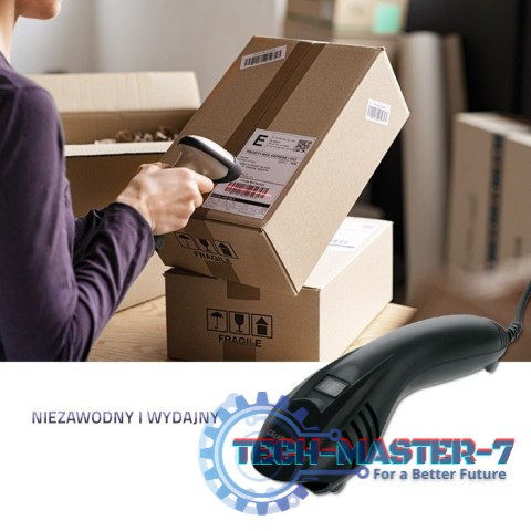 Czytnik kodów kreskowych 1D | USB | podstawka Czytnik kodów kreskowych 1D | USB | podstawka