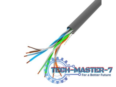 Kabel UTP Kat.5E CU 305 m drut szary Kabel UTP Kat.5E CU 305 m drut szary