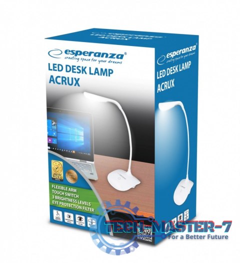 Lampka biurkowa led Acrux biała Lampka biurkowa led Acrux biała
