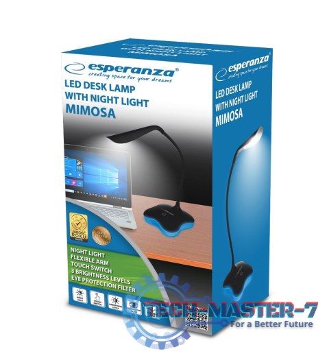 Lampka led biurkowa mimosa czarna Lampka led biurkowa mimosa czarna