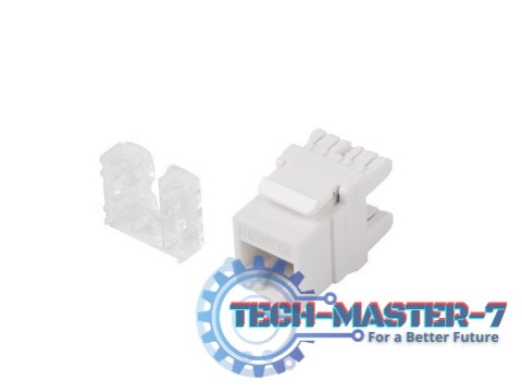 Moduł keystone gniazdo RJ45 - LSA UTP kat.6 180 stopni do puszki montażowej Moduł keystone gniazdo RJ45 - LSA UTP kat.6 180 stopni do puszki montażowej