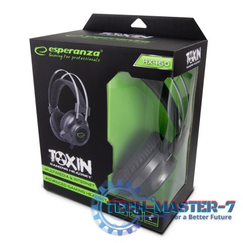 Słuchawki z mikrofonem gaming Toxin Słuchawki z mikrofonem gaming Toxin