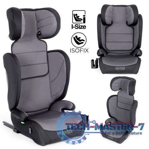 Fotelik samochodowy ISOFIX dla dzieci od 100 cm miejsce na napoje ECOTOYS ECOTOYS Fotelik samochodowy ISOFIX dla dzieci od 100 cm miejsce na napoje ECOTOYS ECOTOYS