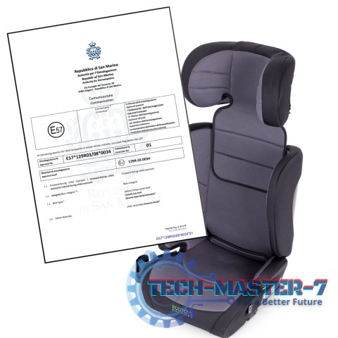 Fotelik samochodowy ISOFIX dla dzieci od 100 cm miejsce na napoje ECOTOYS ECOTOYS Fotelik samochodowy ISOFIX dla dzieci od 100 cm miejsce na napoje ECOTOYS ECOTOYS