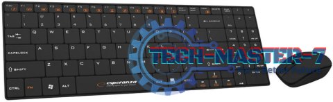 Zestaw klawiatura i mysz ESPERANZA EK122K Czarna Zestaw klawiatura i mysz ESPERANZA EK122K Czarna