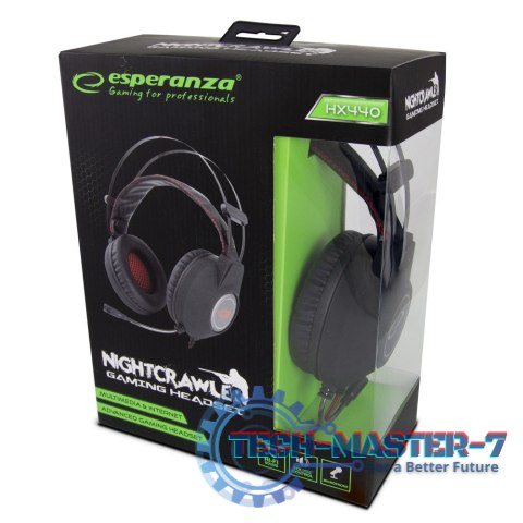 Słuchawki z mikrofonem gaming Nightcrawler Słuchawki z mikrofonem gaming Nightcrawler