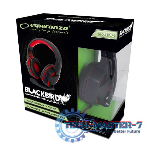 Słuchawki z mikrofonem gaming blackbird Słuchawki z mikrofonem gaming blackbird