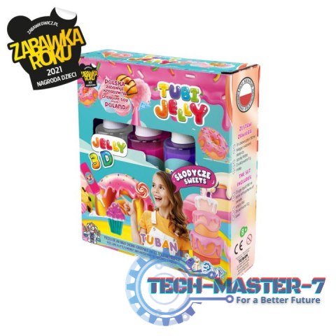 Zestaw Tubi Jelly 3 kolory - Słodycze Zestaw Tubi Jelly 3 kolory - Słodycze