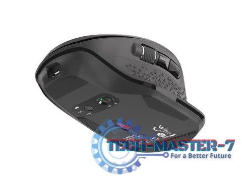 Mysz bezprzewodowa Falcon 3200 DPI 2.4GHz + BT 5.0 Czarna Mysz bezprzewodowa Falcon 3200 DPI 2.4GHz + BT 5.0 Czarna