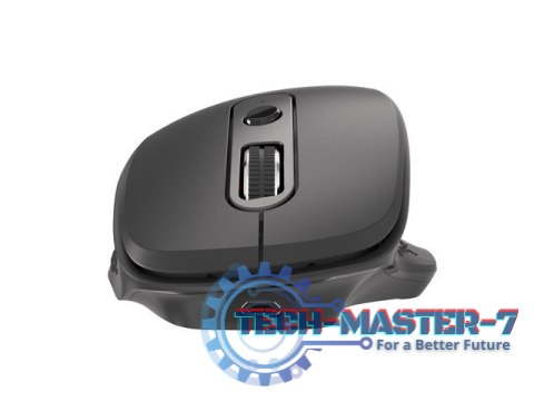 Mysz bezprzewodowa Falcon 3200 DPI 2.4GHz + BT 5.0 Czarna Mysz bezprzewodowa Falcon 3200 DPI 2.4GHz + BT 5.0 Czarna