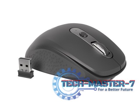 Mysz bezprzewodowa Falcon 3200 DPI 2.4GHz + BT 5.0 Czarna Mysz bezprzewodowa Falcon 3200 DPI 2.4GHz + BT 5.0 Czarna