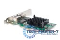 Karta sieciowa przewodowa PCI Express 2x RJ45 Gigabit 10/100/1000Mbps Low Profile Karta sieciowa przewodowa PCI Express 2x RJ45 Gigabit 10/100/1000Mbps Low Profile