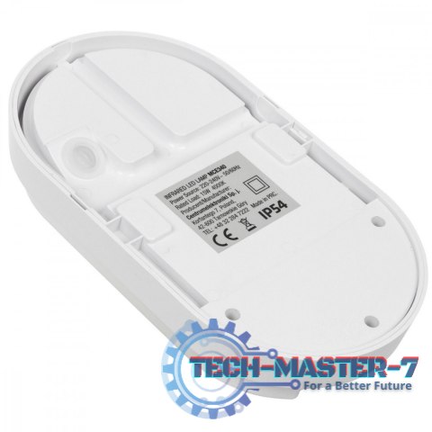 Lampa Led z czujnikiem ruchu 15W MCE340 W Lampa Led z czujnikiem ruchu 15W MCE340 W