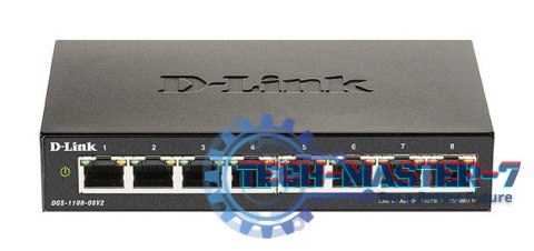 Przełącznik Smart DGS-1100-08V2 8xGE Przełącznik Smart DGS-1100-08V2 8xGE