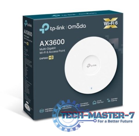 Punkt dostępowy EAP660 HD 2.5 Gb PoE WiFi 6 AX3600 Punkt dostępowy EAP660 HD 2.5 Gb PoE WiFi 6 AX3600
