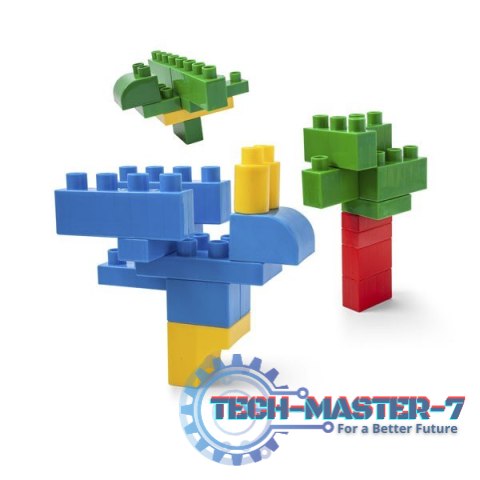 Klocki w pojemniku 70 elementów Kids Blocks Klocki w pojemniku 70 elementów Kids Blocks