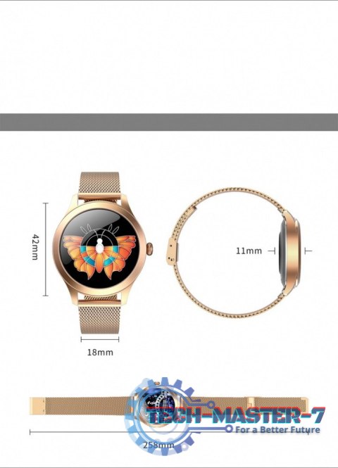 Smartwatch Fit FW42 Złoty Smartwatch Fit FW42 Złoty