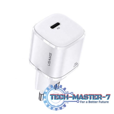 Ładowarka sieciowa 20W 1xUSB-C T36 PD3.0 Fast Charging Only Head Biała Ładowarka sieciowa 20W 1xUSB-C T36 PD3.0 Fast Charging Only Head Biała