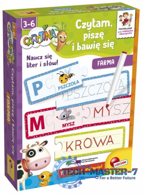 Gra Carotina Bawię się, czytam i pisze - Farma Gra Carotina Bawię się, czytam i pisze - Farma