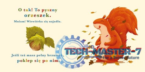 Książeczka Rok w lesie. Wiewiórka Książeczka Rok w lesie. Wiewiórka
