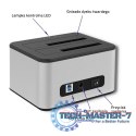 Stacja dokująca dysków 2xHDD/SSD | 2.5"/3.5" SATA | USB 3.0 | Klonowanie Stacja dokująca dysków 2xHDD/SSD | 2.5"/3.5" SATA | USB 3.0 | Klonowanie