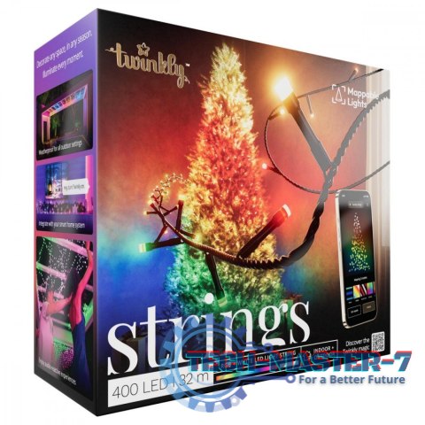 Inteligentne lampki choinkowe Strings 400 LED RGB+W łańcuch 32m Inteligentne lampki choinkowe Strings 400 LED RGB+W łańcuch 32m