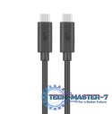Kabel USB C-USB C 1m 100W 5Gbps USB 3.1 czarny