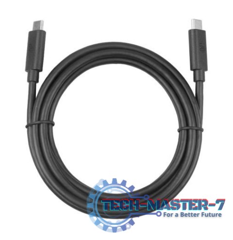 Kabel USB C-USB C 2m 60W 5Gbps USB 3.1 czarny Kabel USB C-USB C 2m 60W 5Gbps USB 3.1 czarny