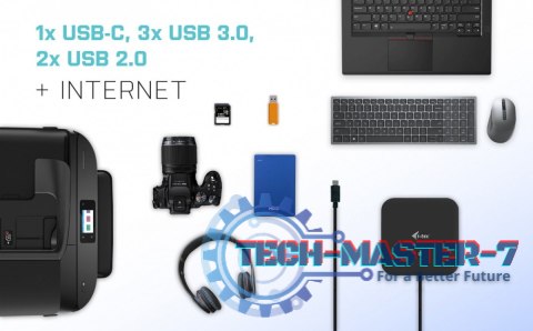 Stacja dokująca USB-C HDMI Docking Station with PD 112W Stacja dokująca USB-C HDMI Docking Station with PD 112W