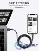 CB-CL03 Black nylonowy kabel Lightning-USB C | USB Power Delivery USB-PD | 2m | certyfikat MFi Apple