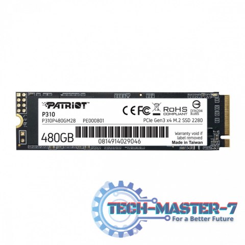 Dysk SSD P310 480GB M.2 2280 1700/1500 PCIe NVMe Gen3 x 4 Dysk SSD P310 480GB M.2 2280 1700/1500 PCIe NVMe Gen3 x 4