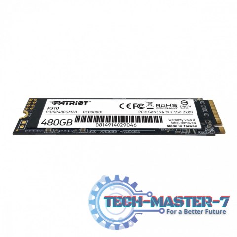 Dysk SSD P310 480GB M.2 2280 1700/1500 PCIe NVMe Gen3 x 4 Dysk SSD P310 480GB M.2 2280 1700/1500 PCIe NVMe Gen3 x 4