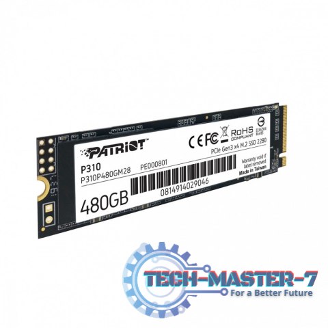 Dysk SSD P310 480GB M.2 2280 1700/1500 PCIe NVMe Gen3 x 4 Dysk SSD P310 480GB M.2 2280 1700/1500 PCIe NVMe Gen3 x 4